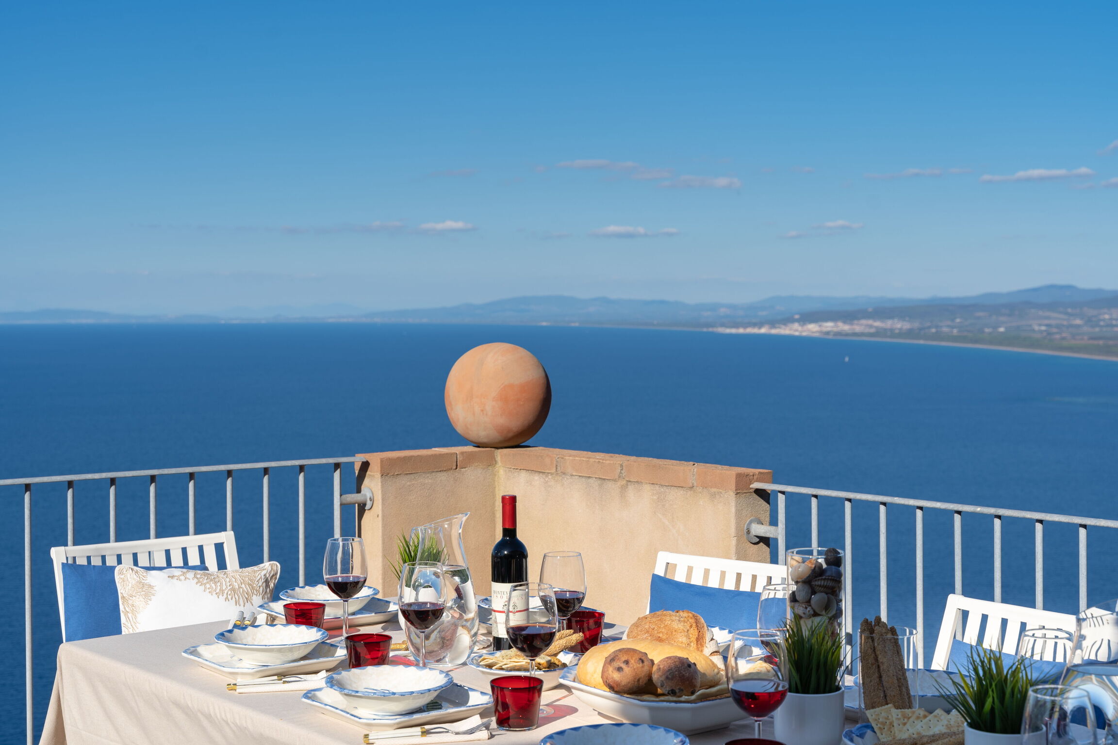 Sunset Sea View Villa in Liguria