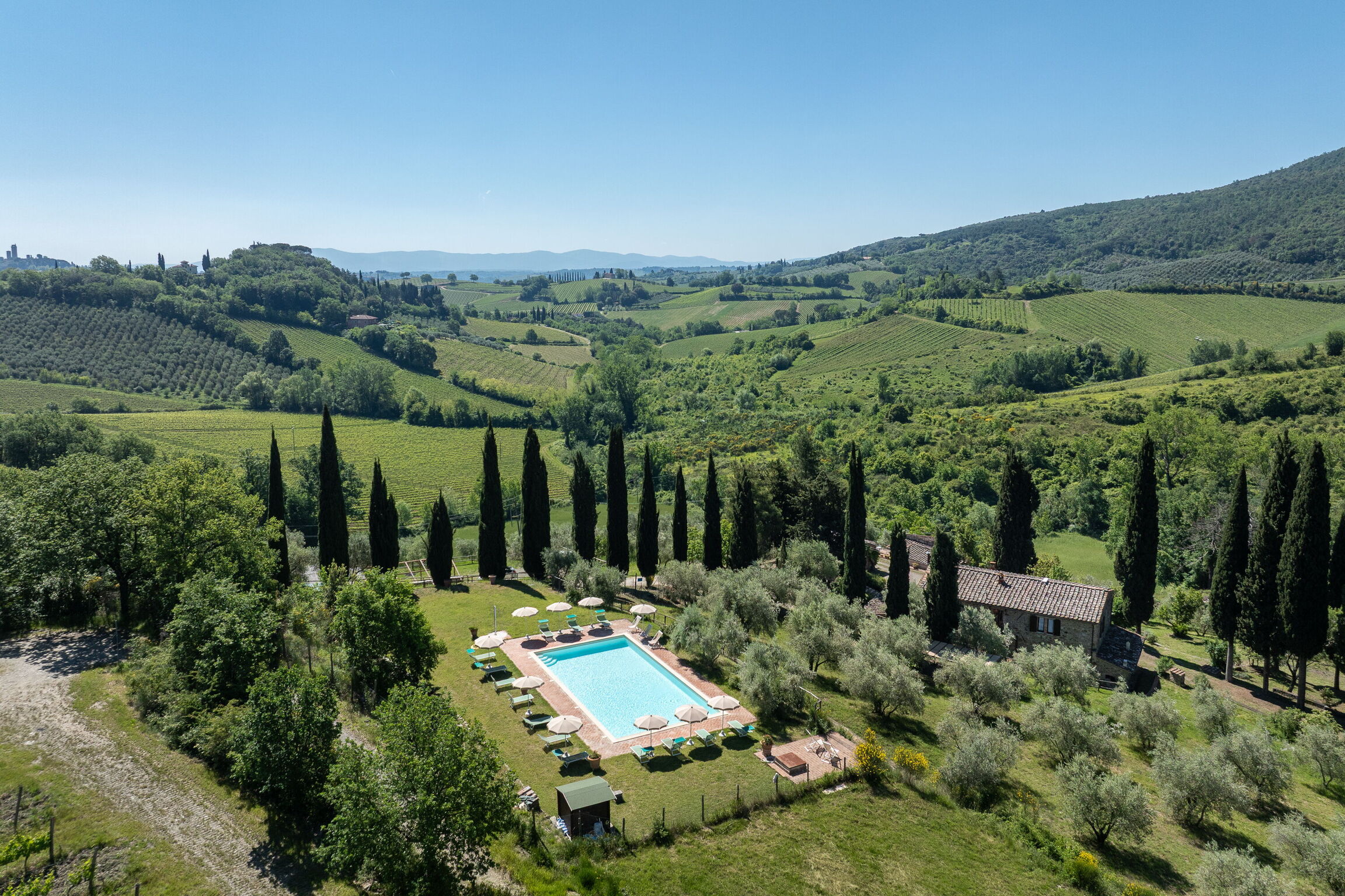 Tuscany Villa with Pool in San Gimignano